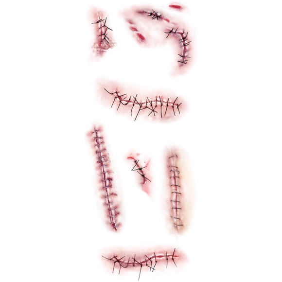 NEW • “STITCHED” • Trauma Tattoos • Tinsley Tattoo FX • Made in 🇺🇸 - Picture 2 of 4